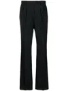Gabriele Pasini Wool Blend Trousers In Black
