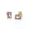 Gabriella Alicia Women's Gold / Pink / Purple Ametrine Stud Earrings In Gold