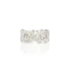 Gabriella Alicia Women's Scroll Band In Silver In Silver
