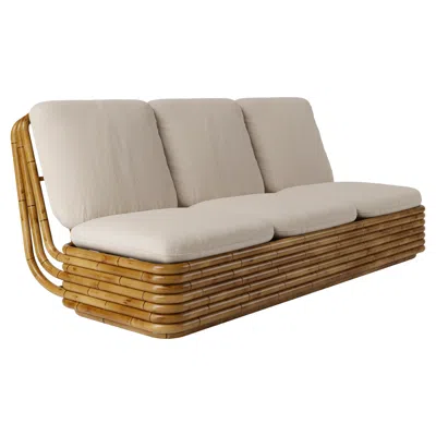Pre-owned Gabriella Crespi Customizable Gubi Bohemian 72 Lounge Chair By  In Brown
