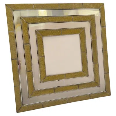 Pre-owned Gabriella Crespi Designed Modernist Picture Frame In Gold