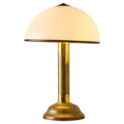 Pre-owned Gabriella Crespi Large Fungo Table Lamp By  In Orange