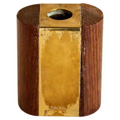 Pre-owned Gabriella Crespi Midcentury Box Designed By , Italy In Brown