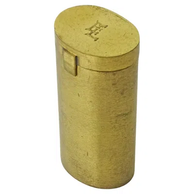 Pre-owned Gabriella Crespi Small Brass Container Box, Italy 1970s In Brown