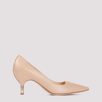 Gabriella Hearst Beige Leather Sofia Pumps