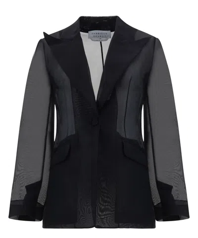 Gabriella Hearst Leiva Blazer In Black