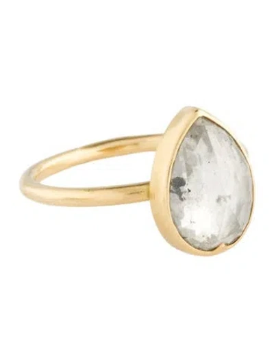 Pre-owned Gabriella Kiss 18k Diamond Cocktail Ring In Multi