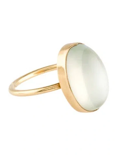Pre-owned Gabriella Kiss 18k Moonstone Cocktail Ring In Multi