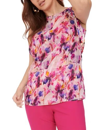 Gabriella Rossetti Aurora Silk Top In Multi