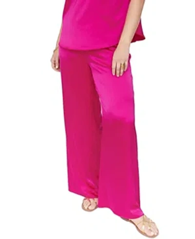 Gabriella Rossetti Sofia Silk Palazzo Pant In Pink