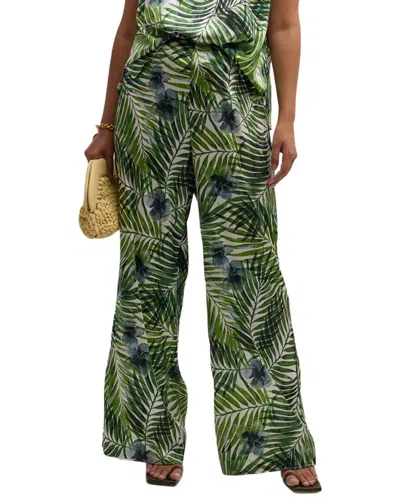 Gabriella Rossetti Sofia Silk-blend Pant In White