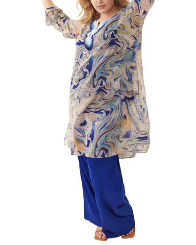 Gabriella Rossetti Valentina Silk Tunic In Multi
