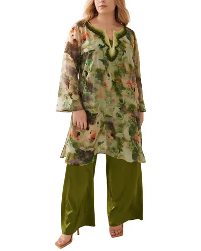Gabriella Rossetti Valentina Silk Tunic In Multi