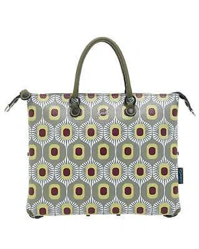 Pre-owned Gabs Bag G3 Plus Tg M - Holiday Black Handbag Leather 70's Woman In Multicolor