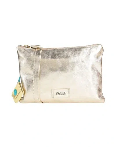 Gabs Beyonce Woman Cross-body Bag Platinum Size - Calfskin In Silver