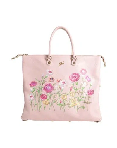 Gabs G3 Plus Tg L Woman Handbag Pink Size - Cotton, Calfskin