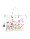 Gabs G3 Plus Tg L Woman Handbag White Size - Cotton, Calfskin In White