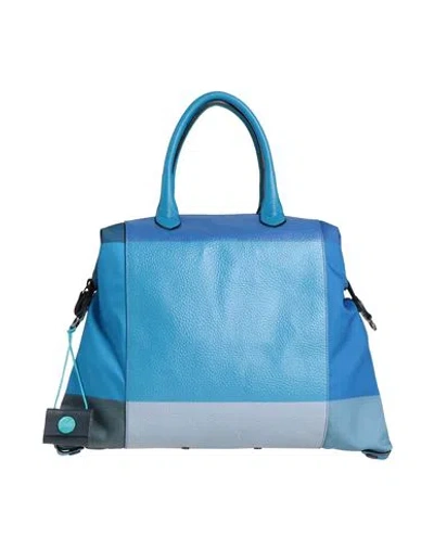 Gabs G3 Pop Tg L Woman Handbag Bright Blue Size - Calfskin, Polyester