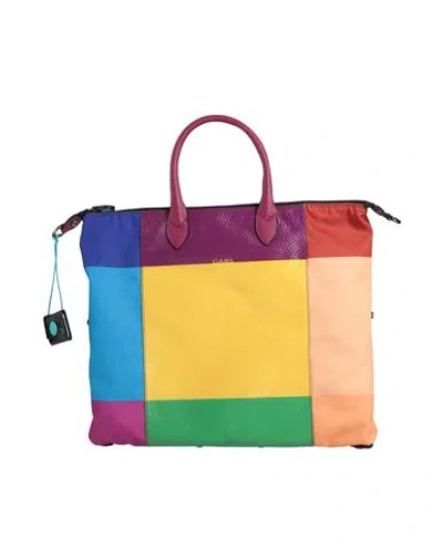 Gabs G3 Pop Tg L Woman Handbag Yellow Size - Calfskin, Polyester In Multi