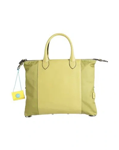 Gabs G3 Pop Tg M Woman Handbag Lime Green Size - Calfskin, Polyester