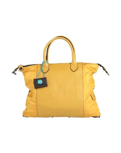 Gabs G3 Pop Tg M Woman Handbag Marigold Size - Calfskin, Polyester In Yellow