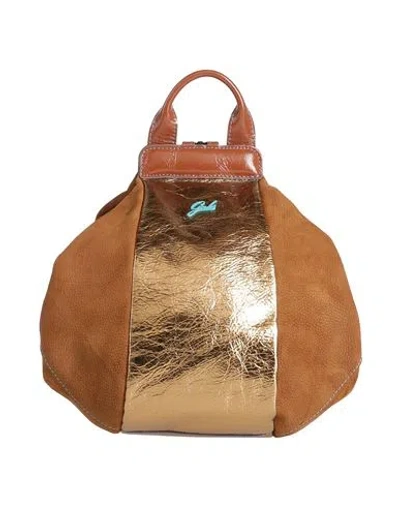Gabs Greta Size M Woman Handbag Camel Size - Calfskin In Beige