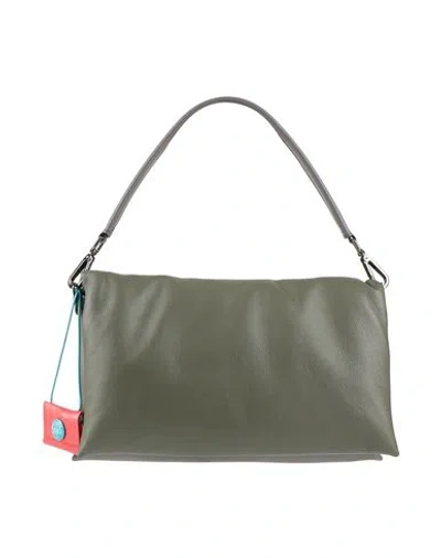 Gabs Iduna Tg L Woman Handbag Military Green Size - Calfskin