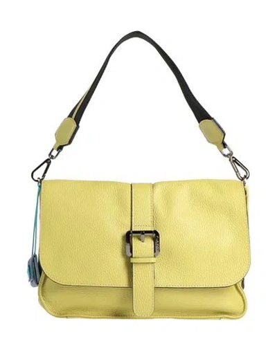 GABS GABS IVY WOMAN HANDBAG LIME GREEN SIZE - CALFSKIN
