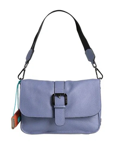Gabs Ivy Woman Handbag Pastel Blue Size - Calfskin