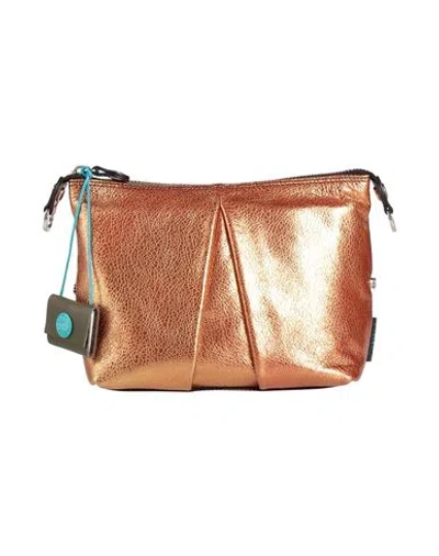 Gabs Lou Tg M Woman Handbag Copper Size - Calfskin In Gold