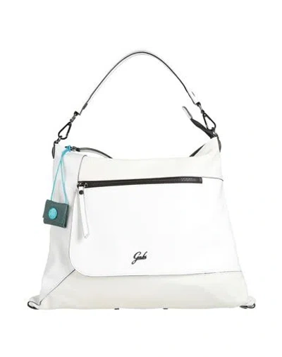 Gabs Lucilla Tg L Woman Shoulder Bag White Size - Calfskin