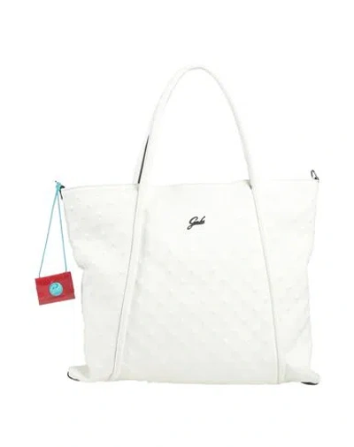 Gabs Lydia Tg L Woman Handbag White Size - Leather In Pattern