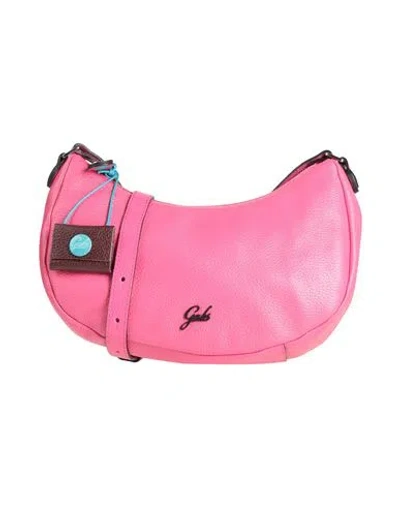 Gabs Maite Tg M Woman Cross-body Bag Magenta Size - Calfskin In Purple