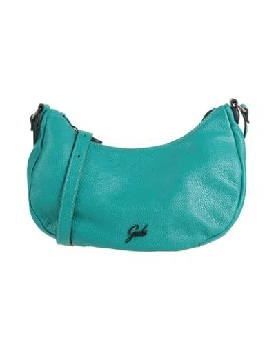 Gabs Maite Woman Cross-body Bag Emerald Green Size - Calfskin In Blue