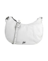 Gabs Maite Woman Cross-body Bag Light Grey Size - Calfskin In White