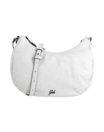 Gabs Maite Woman Cross-body Bag Light Grey Size - Calfskin In White