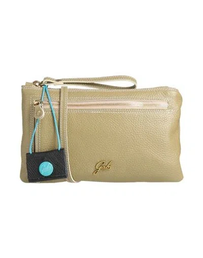 Gabs Olly Woman Cross-body Bag Khaki Size - Calfskin In Sand