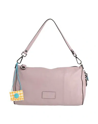 Gabs Pepita Woman Handbag Mauve Size - Calfskin In Purple