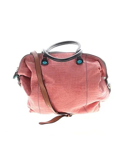 Pre-owned Gabs Satchel In Pink