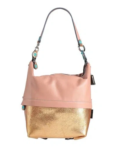 Gabs Sofia Plus Size L Woman Handbag Antique Rose Size - Calfskin In Pink