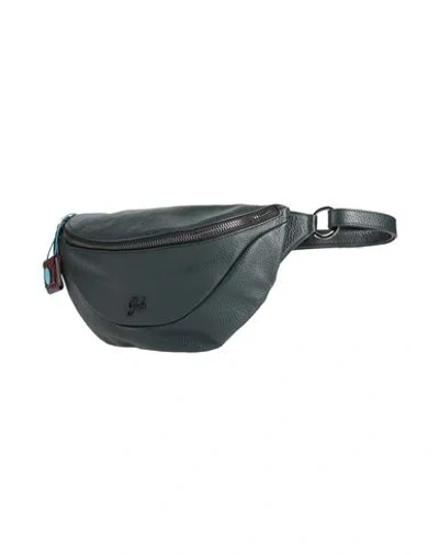 Gabs Woman Belt Bag Dark Green Size - Calfskin In Purple