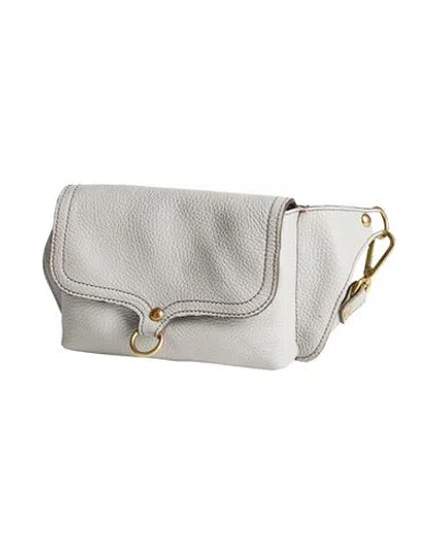 Gabs Woman Belt Bag Grey Size - Cow Leather In Gray