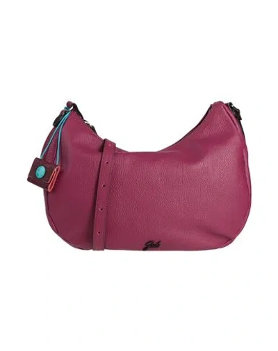 Gabs Woman Cross-body Bag Burgundy Size - Calfskin