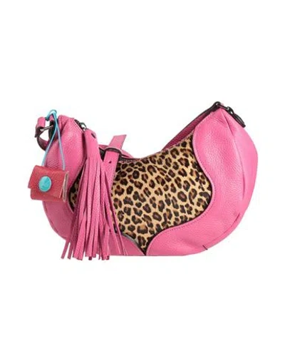 Gabs Woman Cross-body Bag Fuchsia Size - Calfskin In Pink