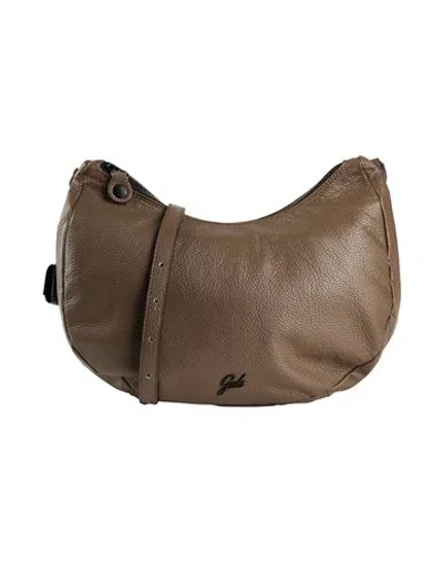 Gabs Woman Cross-body Bag Khaki Size - Calfskin In Sand