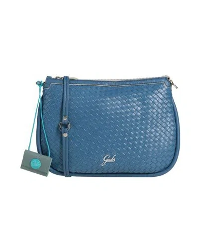 Gabs Woman Cross-body Bag Pastel Blue Size - Calfskin