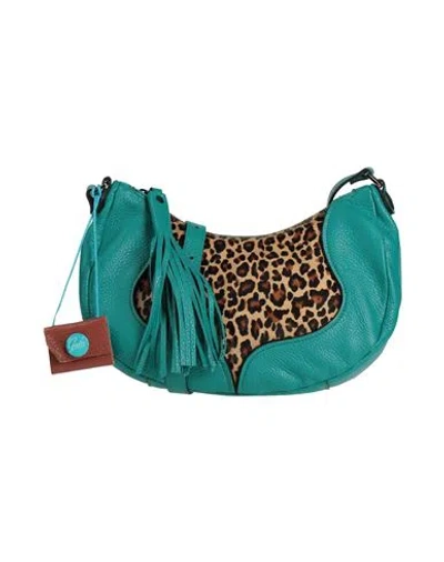 Gabs Woman Cross-body Bag Turquoise Size - Calfskin