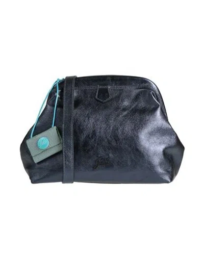 Gabs Woman Cross-body Bag Dark Purple Size - Calfskin In Blue