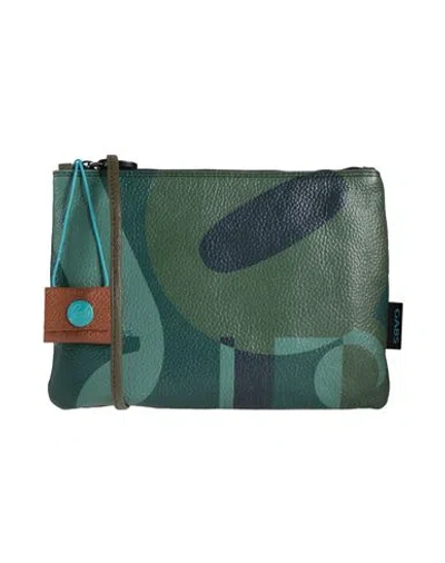 Gabs Woman Cross-body Bag Military Green Size - Calfskin In Yellow