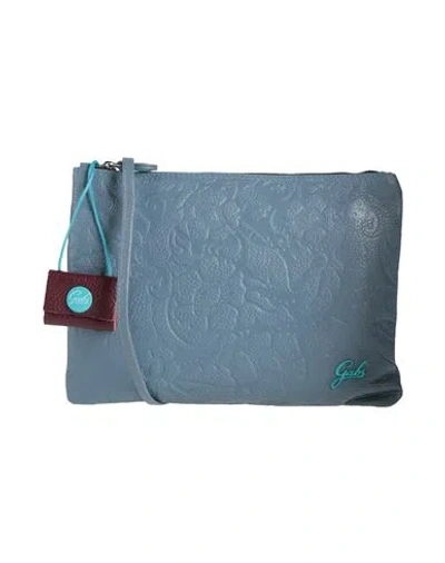 Gabs Woman Cross-body Bag Slate Blue Size - Calfskin In White